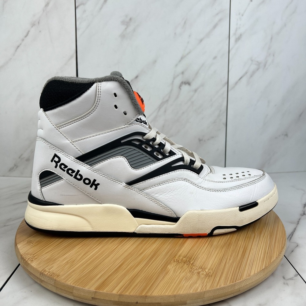 Reebok Pump Twilight Zone Mens Size 13 Core Black White-Wild Orange Shoes HQ8803